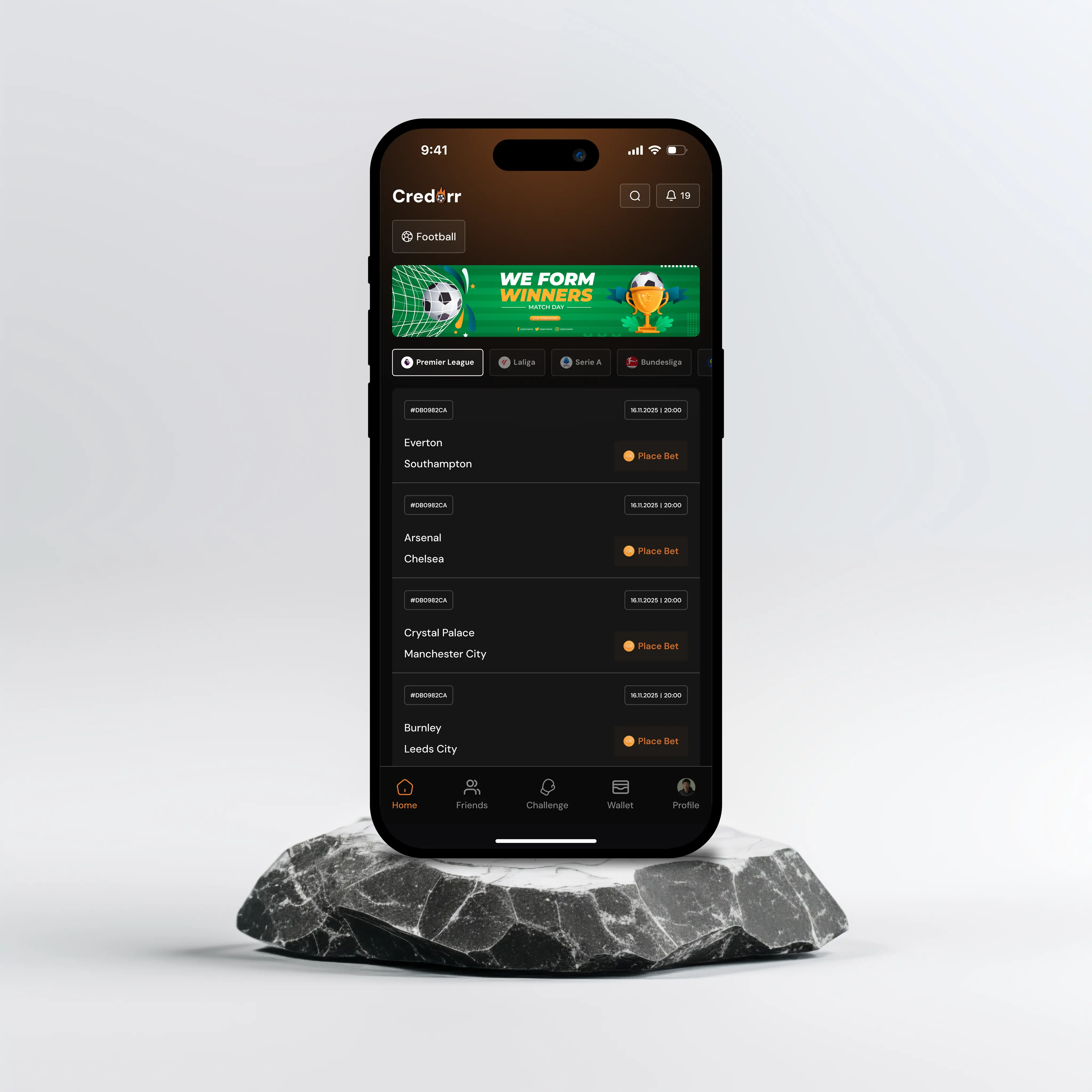 Credorr – Sports Betting App