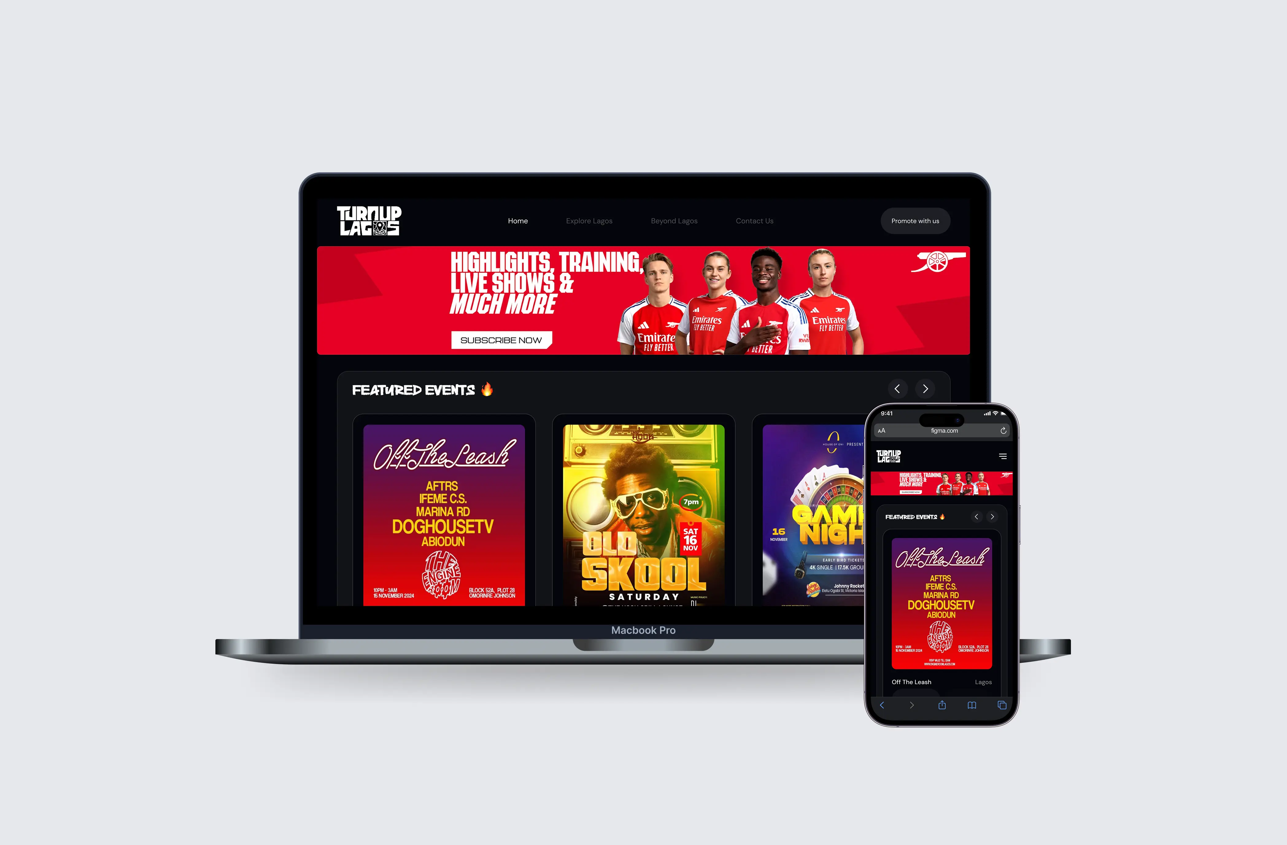 TurnUpLagos – Events Platform